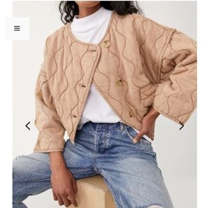 ISO FREE PEOPLE GWYNNIE QUILTED JACKET